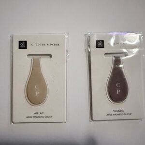 Cloth & Paper Magnetic Clips Set